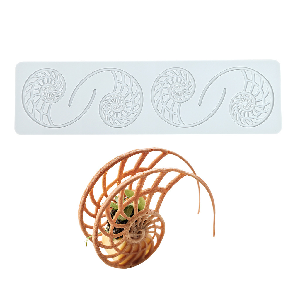 Ocean series cangrejo cangrejo hueso de pescado fondant cojín de encaje pulpo ostras plato frío molde de silicona decorativo