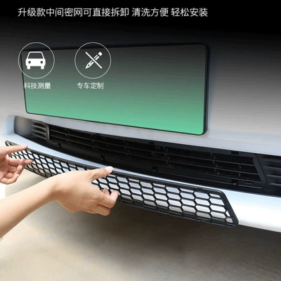 Removable Central Grille Air Intake — Automobile anti-insect net