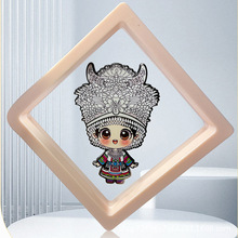 贵州苗族纪念品56个民族人物金属冰箱贴伴手礼品工艺品合金