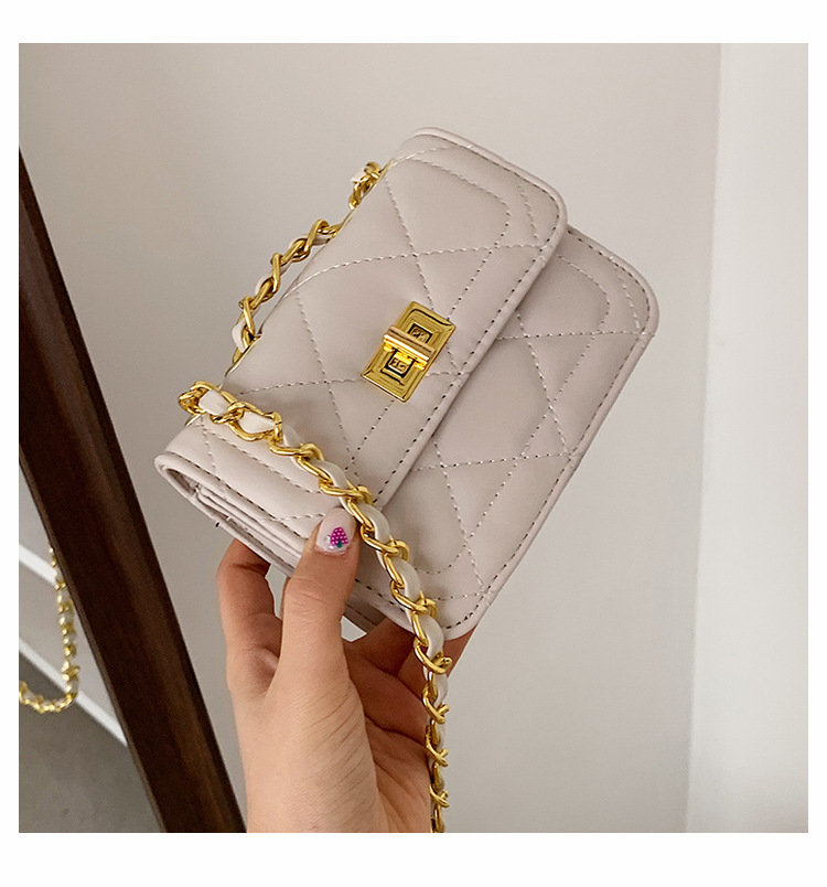 Fashion Chain Shoulder Messenger Small Square Bag Wholesale display picture 9