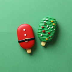 Christmas fridge magnet wholesale magnets sticker small gift cartoon cute 3D DIY creative Santa Claus snowflake