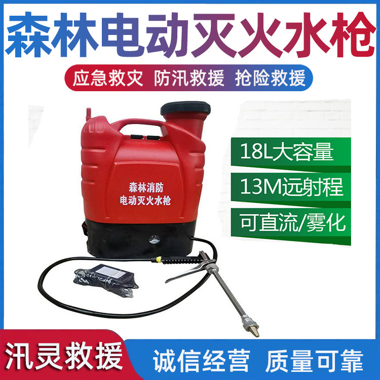 森林消防电动灭火水枪消防抢险救援灭火器背负式应急灭火水枪