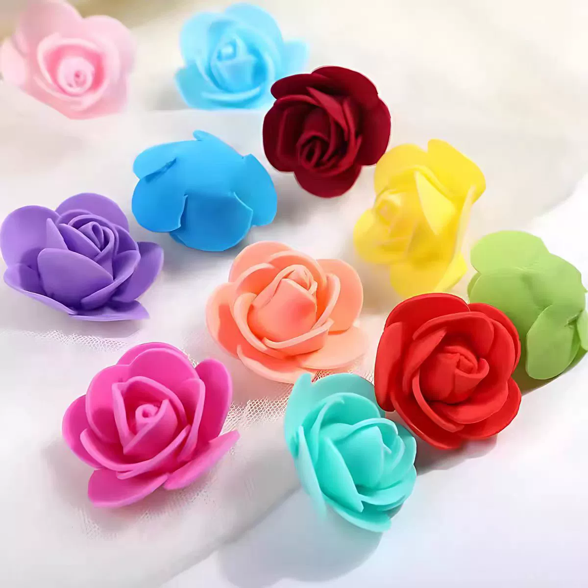 3,5 см имитационная пена роза головка гвоздика свадьба handmade материал декоративная искусственная роза голова оптом