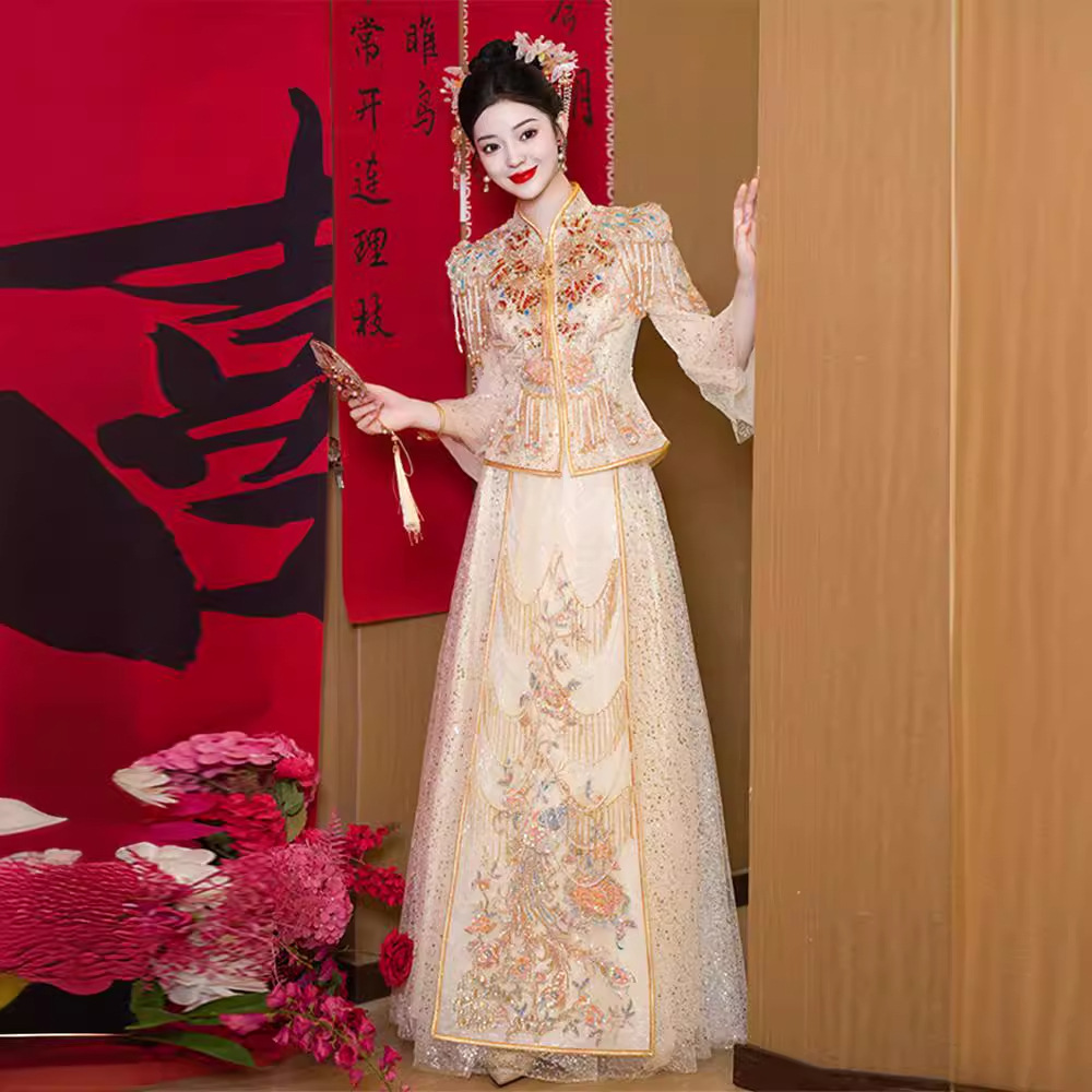 golden sun china dress Suni Bespoke Dress main image 1