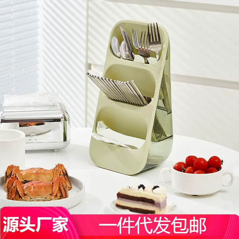 ✅Knife rack storage rack floor-mounted plastic chopstick cage knife storage rack drain chopstick cage kitchen knife rack manufacturer