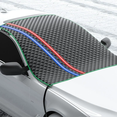 Car Sunshade Cover Half Cover Car Clothes Winter Antifreeze Rain Cream Sun Protection Dust Protection Sunshade Half Body Car Cover Snow Cover