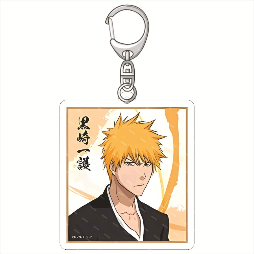 Акриловый брелок (BLEACH), двусторонний 60 мм, чары с персонажем аниме