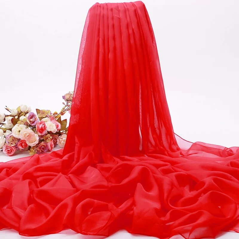Factory wholesale solid color large chiffon scarf sunscreen shawl scarf dual-use Joker scarf beach towel summer spring and autumn Factory wholesale solid color large chiffon scarf sunscreen shawl scarf dual-use Joker scarf beach towel summer spring and autumn