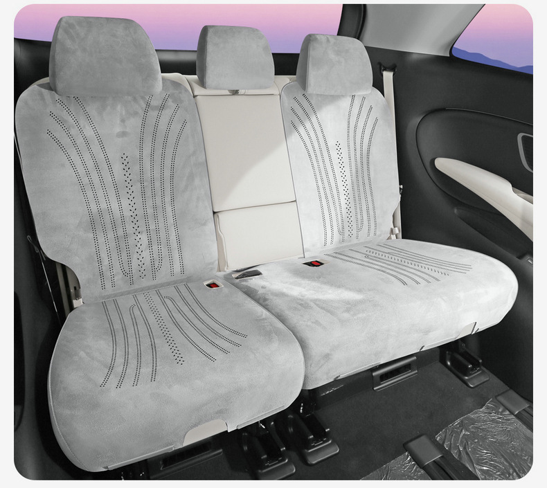 Denza D9 Special Seat Cushion Perforated Rams Half-Pack Breathable Seat Cover Ventilated Saddle Pad Four-Season Universal Seat Cover