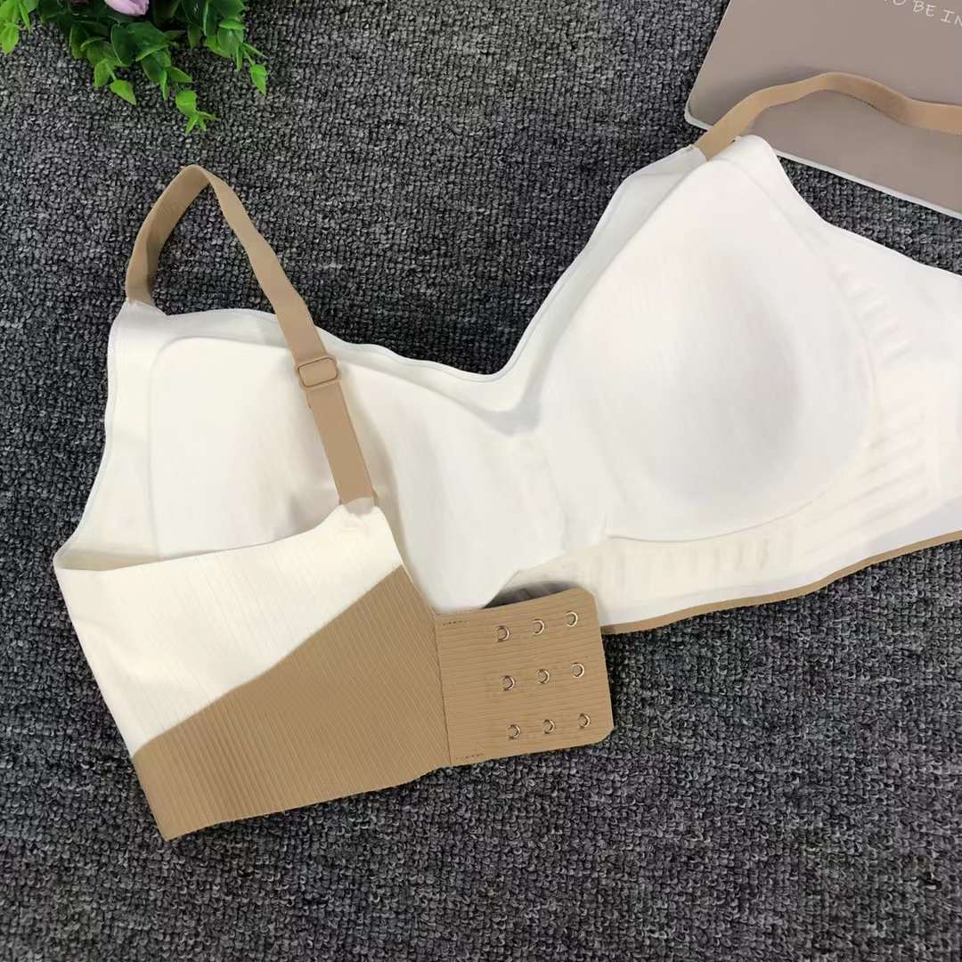 Nueva taza de látex sin marcas de alta calidad, chaleco de dama sin anillo de acero, bra de yoga, ropa interior deportiva, mujer al por mayor