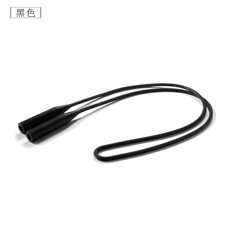 Cuerda elástica de silicona para gafas, antideslizante, anti-caída, correa deportiva ajustable