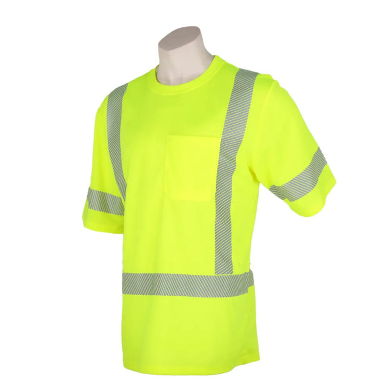 ANSI Certified Export Bird Eye Mesh High Visibility Polo Shirt High Visibility Reflective Clothing