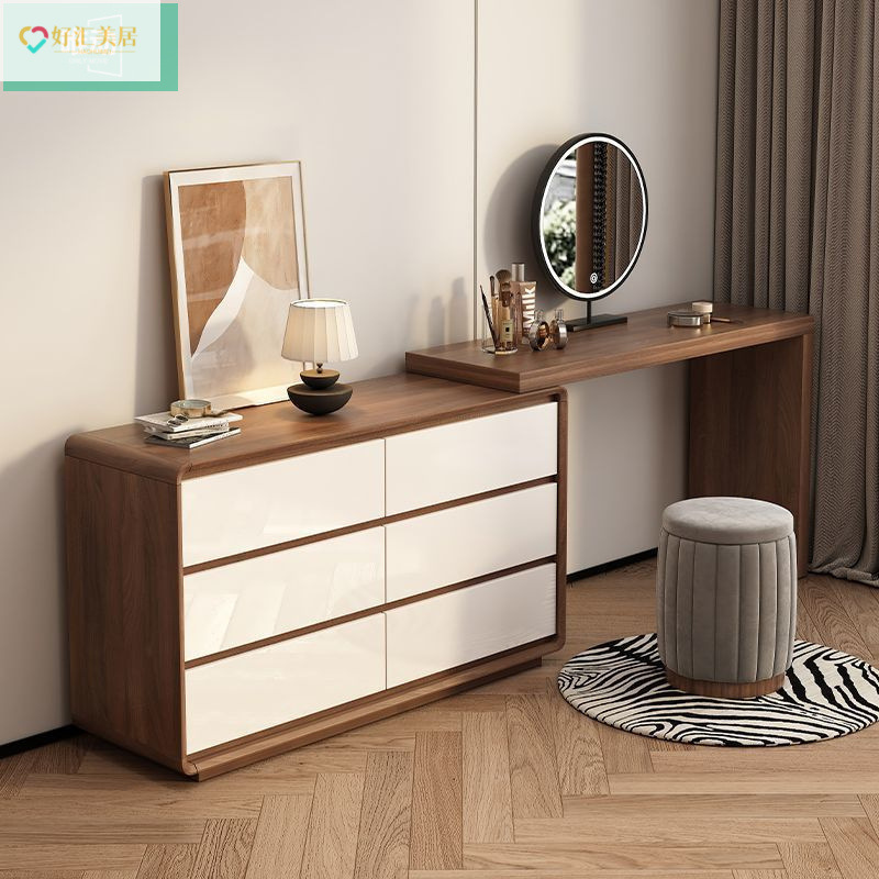 Modern Simple Integrated Bucket Dressing Table Bedroom Dressing Table Bedside Storage Cabinet Dressing Table Corner Desk