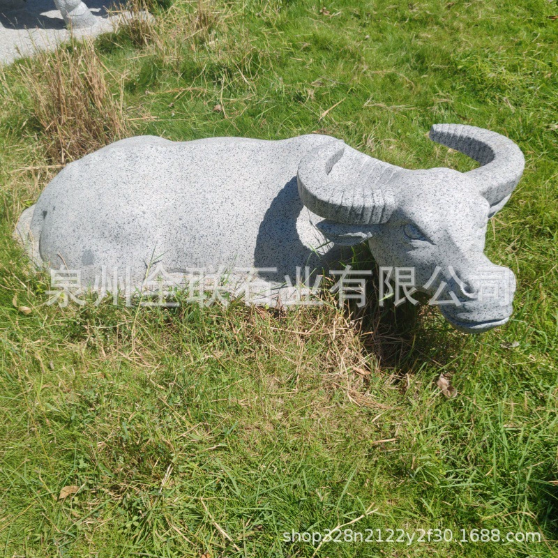 Гранитная каменная резьба быка скульптура животных мраморная каменная резьба буйвола