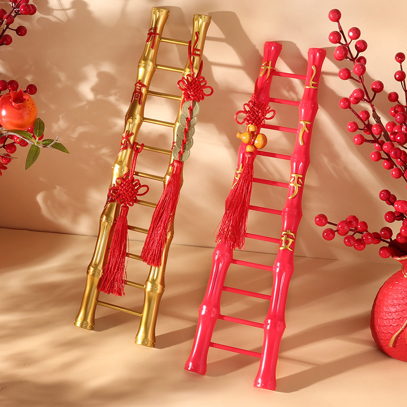 Nuevo hogar decoración ceremonia de mudanza nuevos artículos de mudanza decoración escalera paso a paso elevación ornamentos