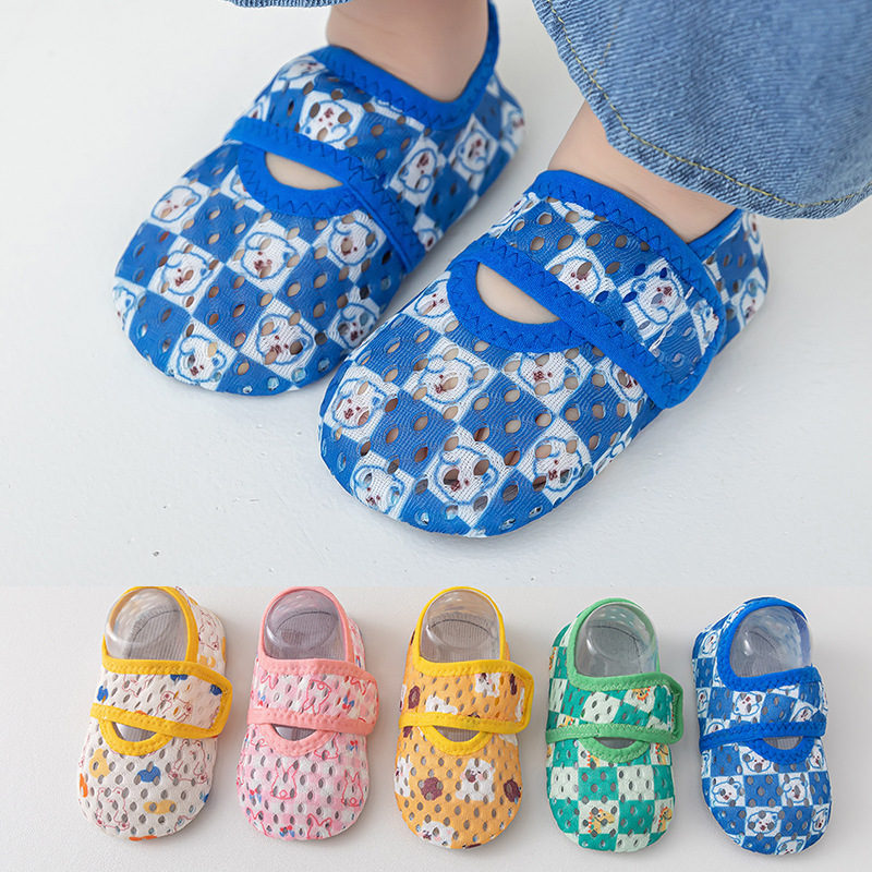 Floor socks baby summer thin non-slip soft bottom cool breathable summer children toddler socks indoor baby shoes and socks