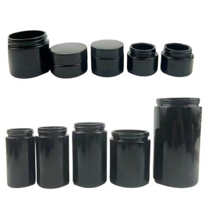Spot Black Amethyst Glass Bottle Anti-Uv Storage Tank Black Material with Blue Light Glass Bottle