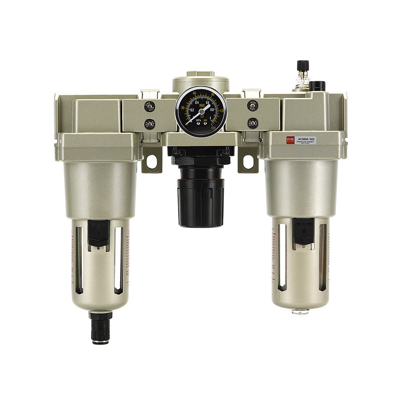 厂家供应 AC气源处理器空压机油水分离器排水器气动三联件调压