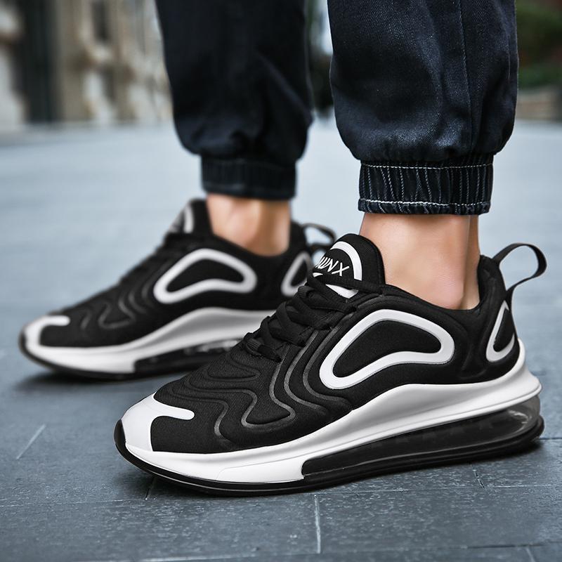 Zapatos para correr con colchón de aire de palma completa, zapatos para hombres, Sky Eye, transpirable y amortiguador, zapatos deportivos casuales al aire libre, hombres y mujeres, talla grande transfronteriza