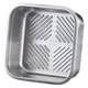British 316 Stainless Steel Basin Square Plate Vegetable Tray Food Grade Rectangular Box with Lid Thickened Dinner Plate