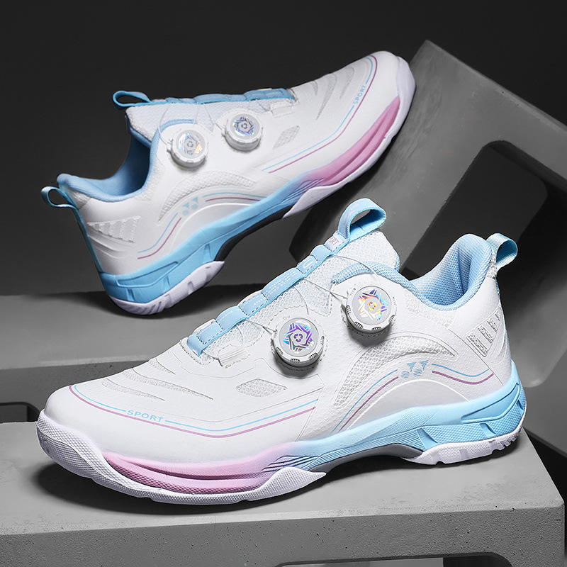 Nuevos zapatos de bádminton 2MAXPRO II de alta calidad con botón BOA, zapatos de ping-pong ligeros de alta gama