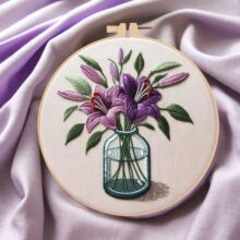 �羳��ƷFlower embroidery KIT�ϰٺϻ��ܴ̽����ϰ�Ӣ��ᘷ�