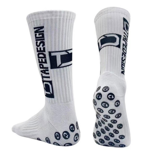 TEMU Bestselling Adhesive Sports Socks for Men - TC Professional Thick Towel Sole Sweat-Proof Odor-Proof Adhesive Anti-Slip Football Socks