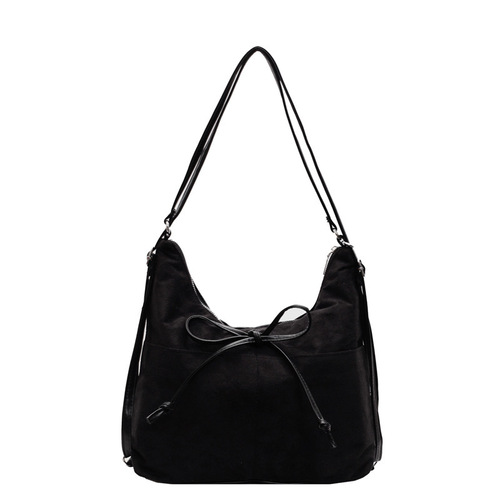 New retro shoulder bag women's 2024 autumn and winter fashionable multi-purpose backpack all-match large-capacity tote bag