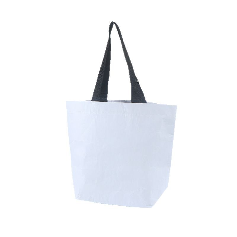 Bolsa de tela laminada Lixin en blanco, bolsa de compras rpet ecológica, publicitaria, de gran capacidad, impermeable, para ropa, personalizable