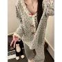 碎花蕾丝亲肤新款家居服
