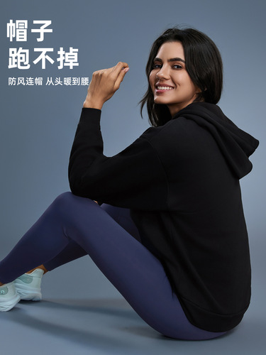 Autumn and winter new velvet hooded hooded hoodie for women's windproof and warm loose slimming casual zipper cardigan outer D25155