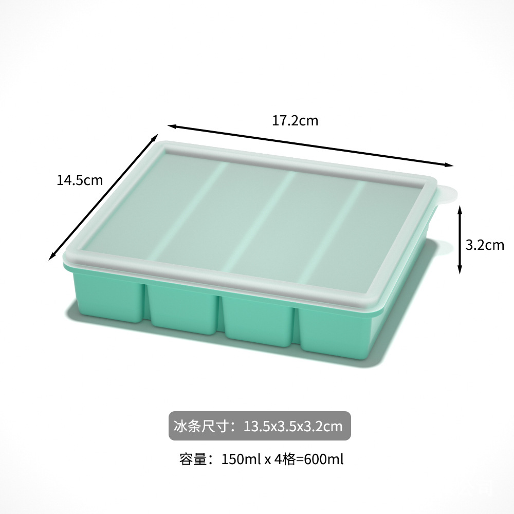 Mint platinum organic silicone mold, increased thickness