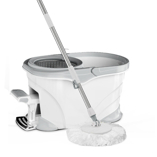 Foot-operated housework cleaning four-drive rotating mop with foot pedal stainless steel good mop mop bucket set mop bucket