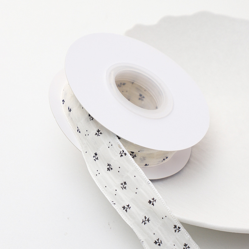 Siete colores, clásico, pequeña cinta floral, paquete de ramo, cinta de raso, bolsa de flores, cinta de flores, embalaje de material de bricolaje hecho a mano