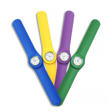 国外爆款学生初高中生成人手表圆形啪啪石英表学霸专用手表批