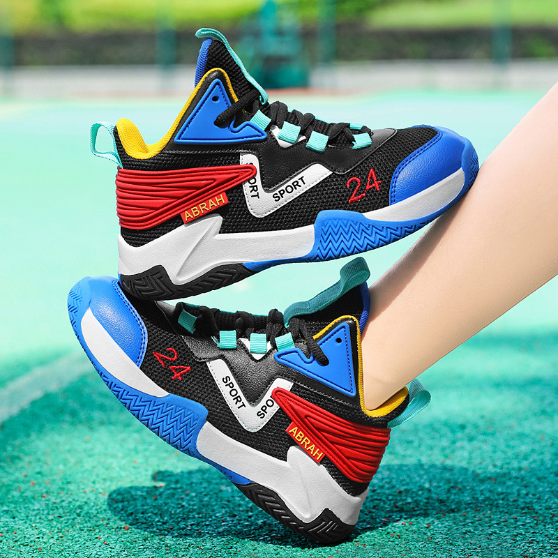 Zapatillas de Básquetbol Transpirables para Niños de Tela de Red y EVA, Antideslizante image 7