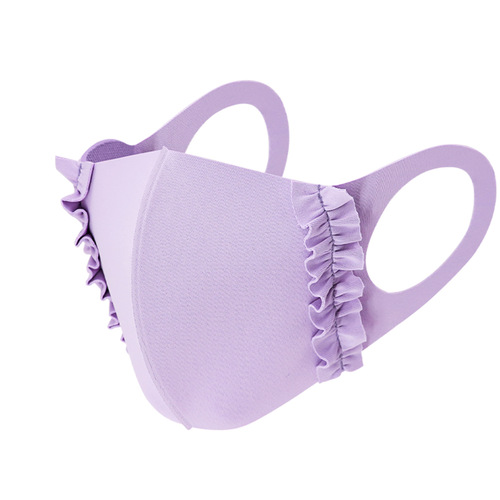 Summer thin ice silk three-dimensional fabric sunscreen for women, breathable, Japanese cold-sensing fungus