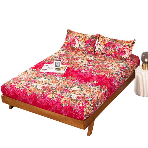 Slip-resistant bed sheet set, single piece of memory foam bed cover, home use, fully elasticated bed sheet cover