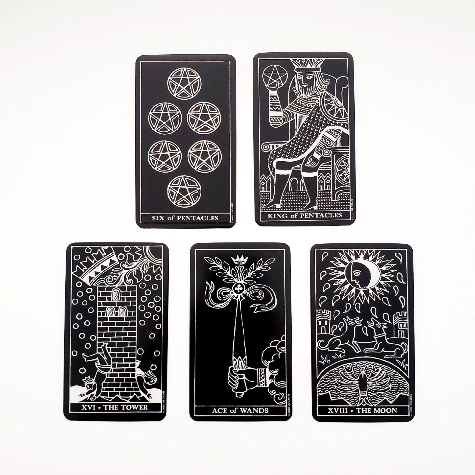 Marseille Tarot Cards Inversion Edition With Reversed Colours_voghion.com
