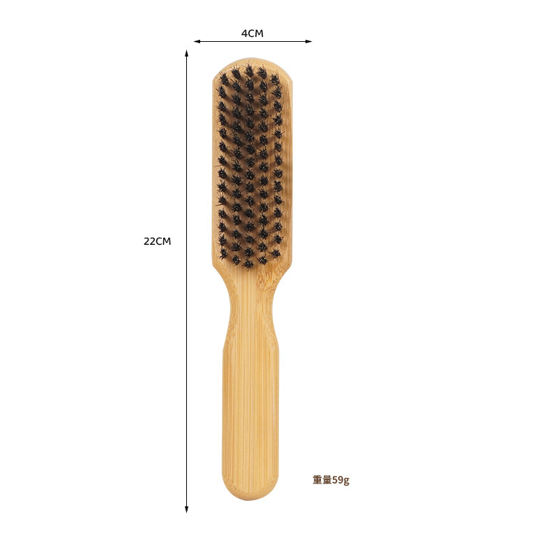 工場在庫卸売メンズオイルヘッドスタイリングひげブラシ竹猪毛ヘアクリーニングひげスタイリングコーム|undefined