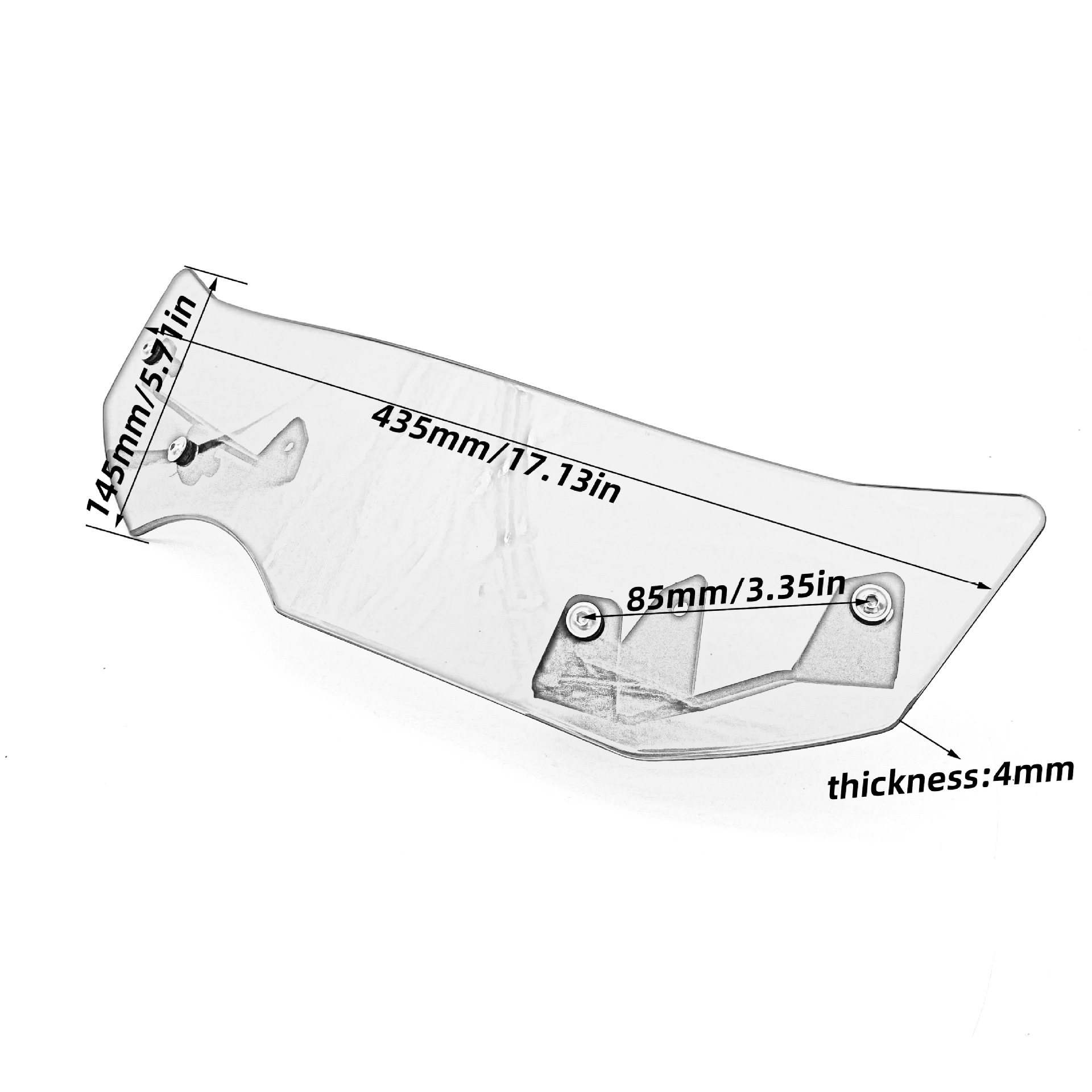 Suitable for BMW R1200GS LC ADV R1250GS motorcycle modified windshield front flow small windshield