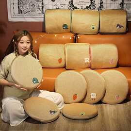 藤席靠背垫夏季冰凉席办公室腰靠垫夏季腰垫腰枕椅靠背垫夏天坐垫