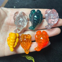 料器蝎子配件手工DIY文玩饰品项链隔珠挂件时尚配饰