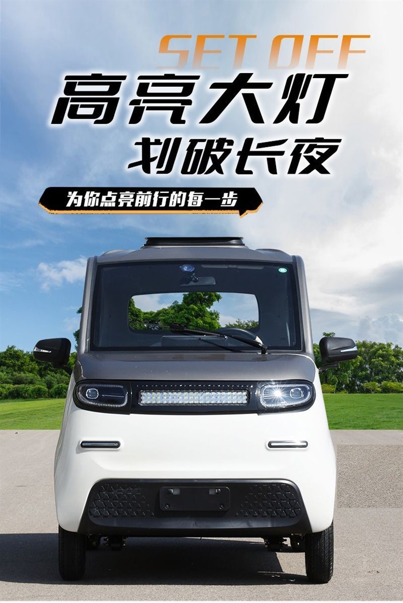 New Energy Enclosed Electric Four-Wheel Vehicle for Women