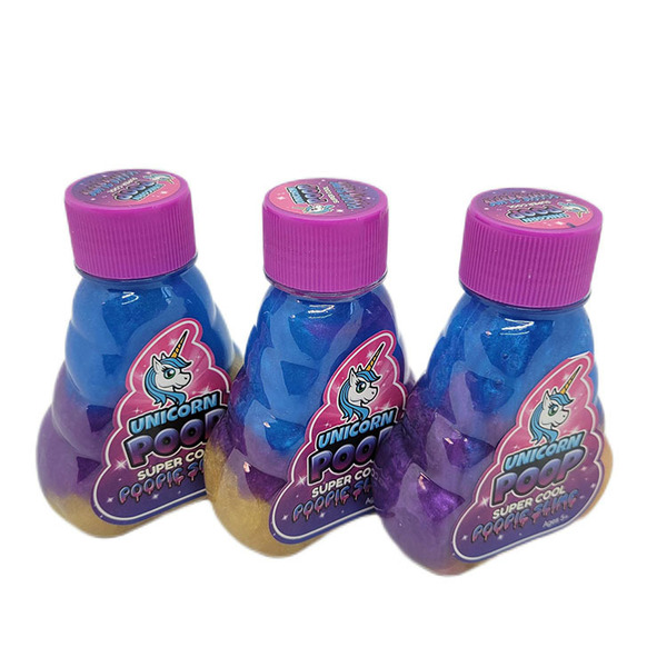 Rainbow colorful slime for experiments