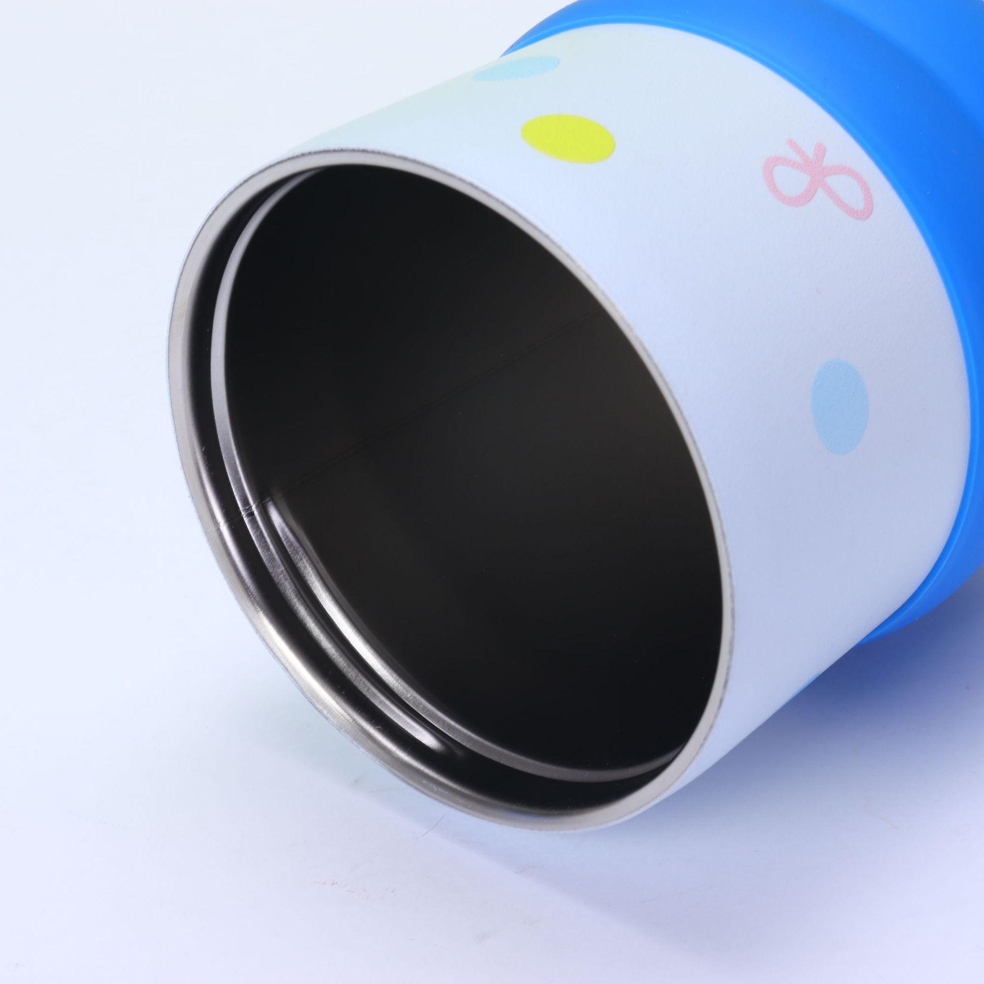 Insulated Stainless Steel Coffee Cup With Handle And Straw_voghion.com