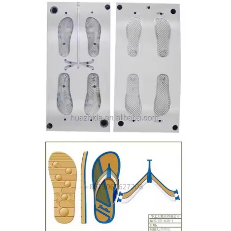揭阳华之大模具eva拖鞋模具高质量热卖注塑铝鞋模具精密实心铸铝