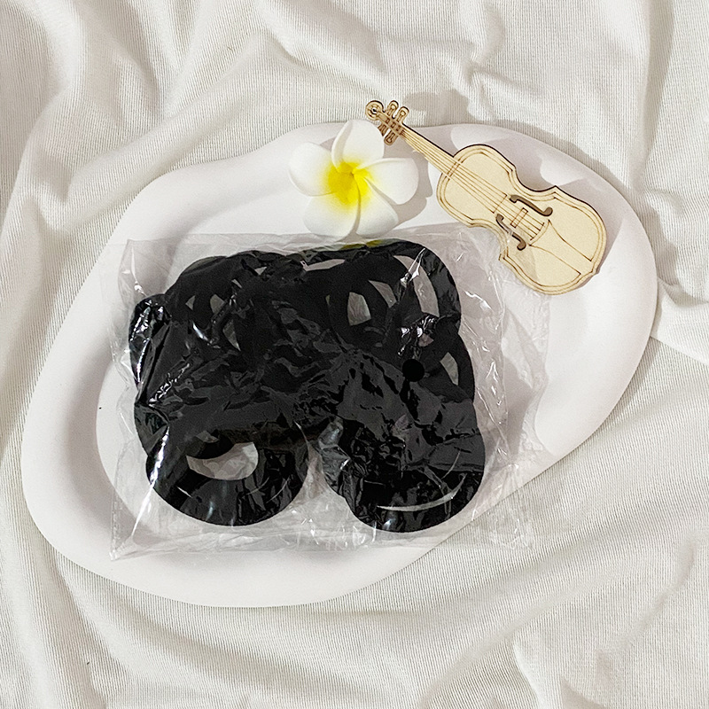 Solo al por mayor cuerda de pelo negro banda de pelo femenino estilo coreano alta elasticidad no duele el pelo banda de goma corbata alta Cola de Caballo accesorios para el cabello del bebé