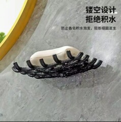 家庭用の高級な水切りは穴を開けないで壁掛け式の物棚のトイレの浴室の石鹸の箱の石鹸の箱を置きます。