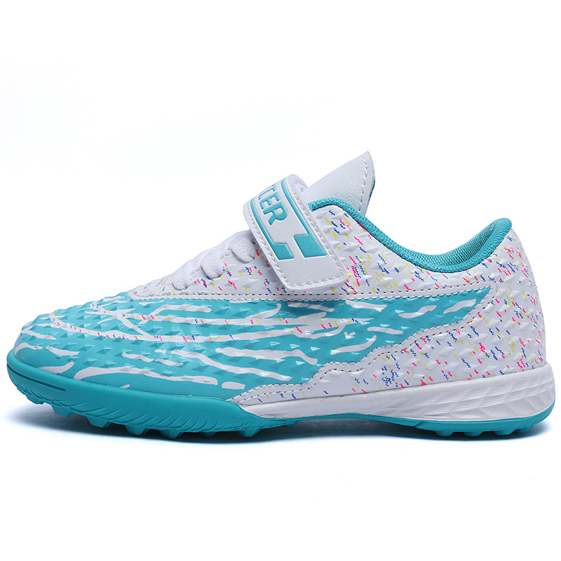 Nuevos zapatos de fútbol infantiles para hombres y mujeres, niños medianos y grandes AG clavos rotos TF entrenamiento de estudiantes, zapatos de fútbol antideslizantes transpirables profesionales